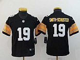 Youth Nike Steelers 19 JuJu Smith Schuster Black Alternate Vapor Untouchable Limited Jersey,baseball caps,new era cap wholesale,wholesale hats